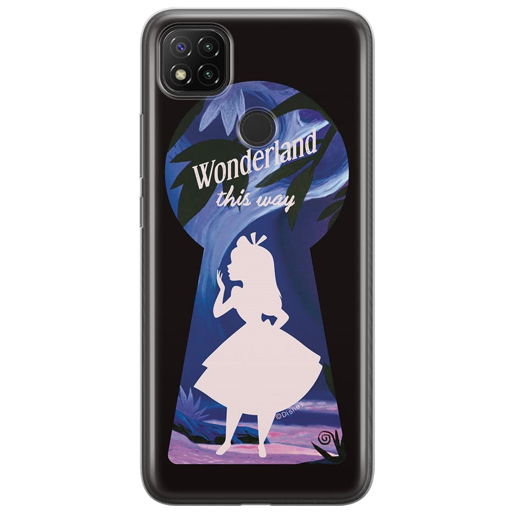 ERT GROUP mobile phone case for Xiaomi REDMI 9C original and officially Licensed Disney pattern Alice 007 optimally adapted to the shape of the mobile phone, case made of TPU