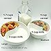 Obol - The Original Never Soggy Cereal Bowl With The Spiral Slide Design 'n Grip - Lg White