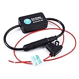 AUTOLOVER Ant-208 Car Radio Signal Amplifier FM Aerial Antenna Booster for Marine Car Boat Truck RV