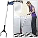 EJG Adjustable Length 30-44 inch Grip'n Grab Reach Tool Maximum 3LB Carrying Capacity Trash Grabber Pick-Up Grabber Garbage Picker (Blue)