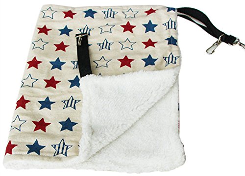 EP(US) Cat Hammock For Ferret, Rat, Rabbit, Small Dogs or Other Pet-Easy to Attach to a Cage-Larger size