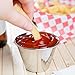 Tezzorio Stainless Steel Sauce Cups (12 Pack), 4 oz, Commercial Grade Dipping Sauce Portion Cups by Tezzorio