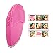 Carejoy Electric facial cleansing brush Vibration Recharging silicone face scrubber washing safer and cleaner Can be used in the shower