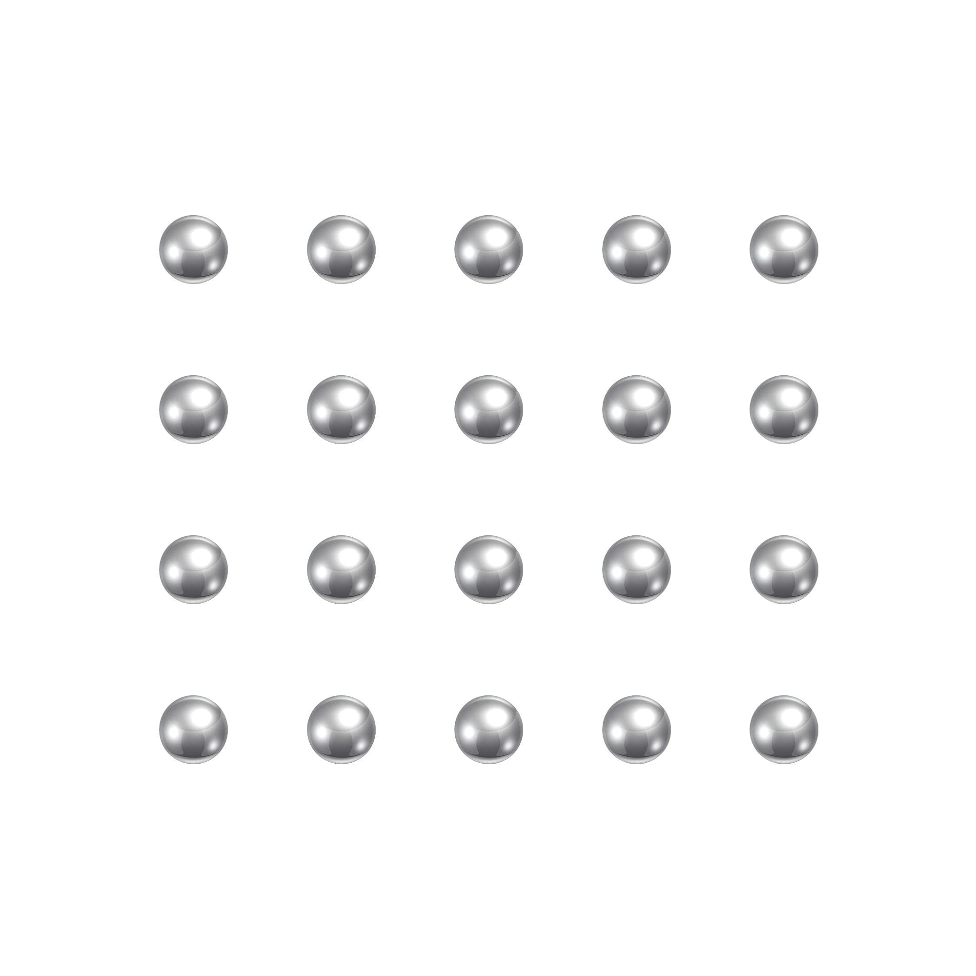 Photo 1 of uxcell 800pcs 2mm 201 Stainless Steel Bearing Balls G200 Precision