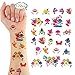 Baby Shark Temporary Tattoos 172 Pcs Party Supplies Body Stickers Costume Accessories for Kids Birthday Party Favors Decorations Ocean Sea Shark Themed Baby Shower Boy Girls Kids Party Bag Filler (6 Sheets)