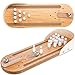 Indoor Wooden Mini Bowling Game Set - Best Family Party Desktop Toys for Kids Adults, Wood Finger Hand Stress Relief and Kill Time Toys, Home Office Decor Board Games Desk Tabletop Toy