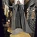 Aobuy 5.6 Ft. Halloween Hanging Ghost Decoration, Scary Skeleton Grim Reaper |Halloween Animated Screaming Decor Prop