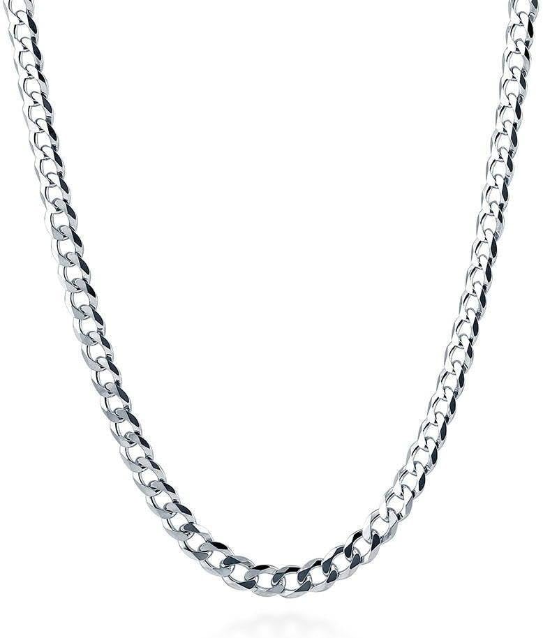 2mm Curb Chain Necklace Sterling Silver 925