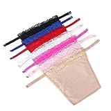 Flyou 7pcs Lady Lace Clip-on Mock Camisole Bra Insert Overlay Modesty Panel vest