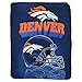 Denver Broncos Lightweight Fleece Blanket (Reflecting Helmet, 50