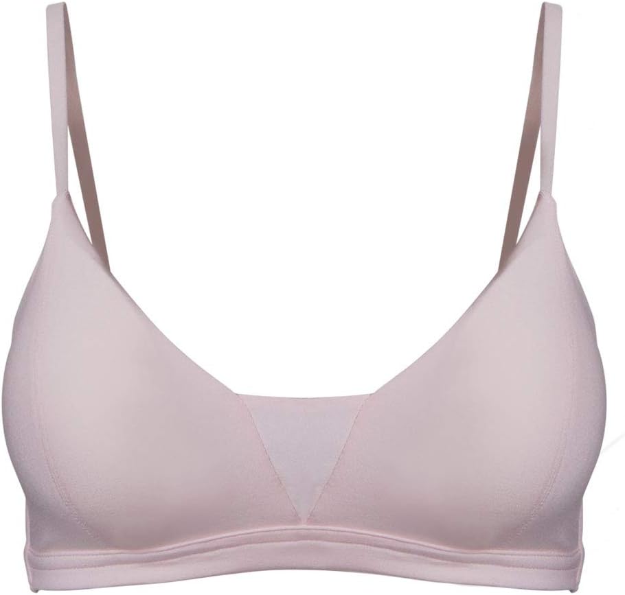 Wink Gal Women's Triangle Wireless Bra Removable Padded Cotton Bralette