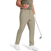 SNOWTEN Mens Classic Fit Golf Pants Stretch Dress Pants 30''/32''/34'' Lightweight Casual Suit Pants with Pockets