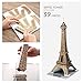 CubicFun 3D French Puzzles Small Paris Architecture Building Paper Model Craft Kits Toys for Adults and Teens, Eiffel Tower, 71 Pieces