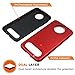 Moto Z2 Force Case,SENON Slim-fit Shockproof Anti-Scratch Anti-Fingerprint Protective Case Cover for Motorola Moto Z Force (2nd Generation) Red