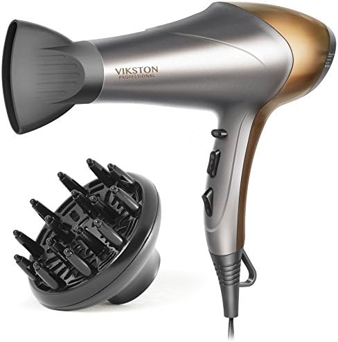 Vikston Airstream 1875W Professional Ionic Ceramic Hair Dryer (Coffee Espresso)