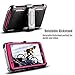 Case Compatible with LG Stylo 3/LG Stylus 3/LG Stylo 3 Plus 2017, Venoro Heavy Duty Shockproof Protection Case Cover with Swivel Belt Clip and Kickstand for LG LS777 / MP450 / M430 (Pink)