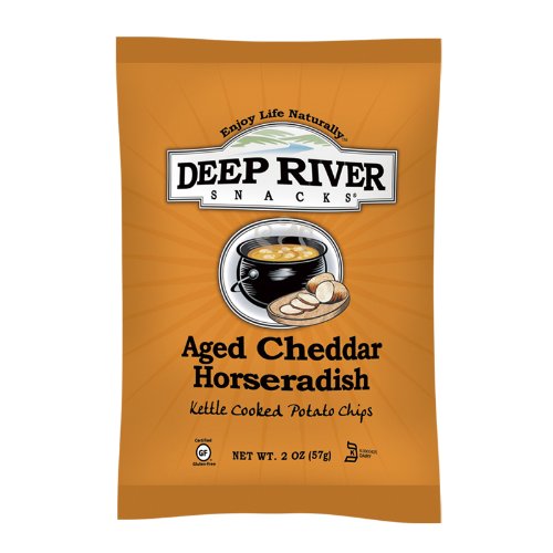 Deep River Snacks Kettle Chips, Aged Cheddar Horseradish, 24 Count - Thumbnail 2