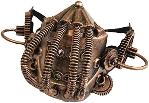 Storm Buy] Steampunk Style Metallic Half Bottom Face Mask Halloween Costume Cosplay