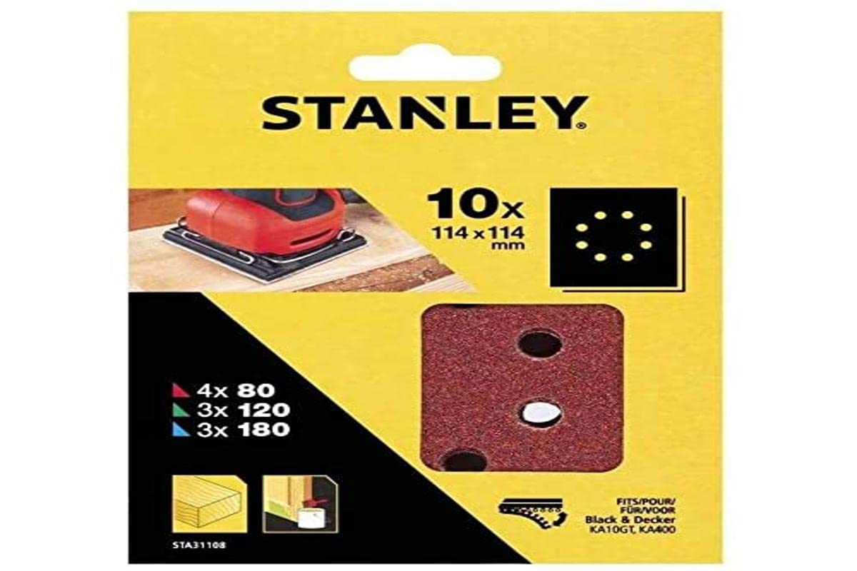 10 hojas de lija perforadas