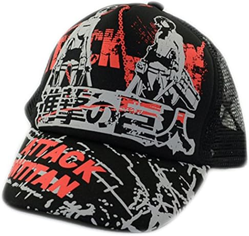 Anime Attack on Titan Hat Cosplay Cap Baseball Cap Mesh Cap (Mesh Cap 3)