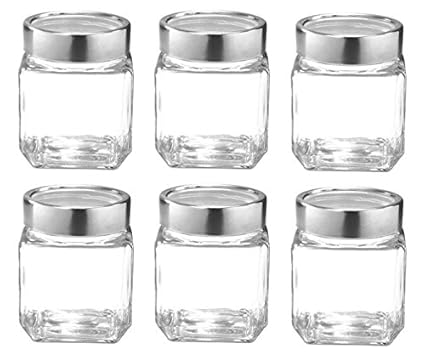 Treo By Milton Cube Jar 310Ml, Set Of 6 Glassware