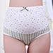 Ularmo Pregnancy Maternity Printing Pregnant Women Underwear Panties (L, green)