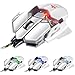 Programmable Gaming Mouse, 10 Customizable Keys, Aluminum Alloy Base, 4 DPI Setting Modes up to 4800 (X7-White)thumb 1