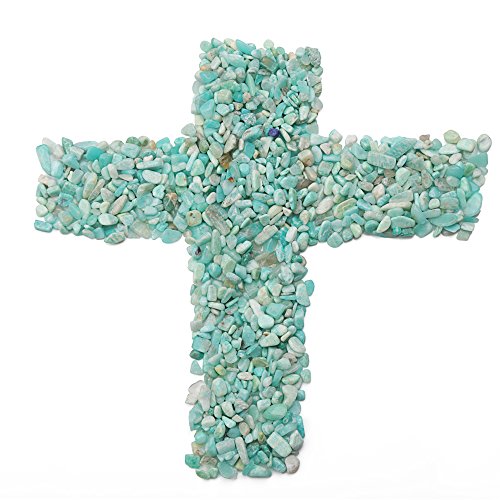 ZUINIUBI 200g Light Blue Pebble for Aqurium Fish Turtle Tank Landscape Bottom Decoration Sand Stone Rocks Ornament