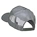 e4Hats.com American Flag Patch 5 Panel Mesh Cap - Grey OSFM