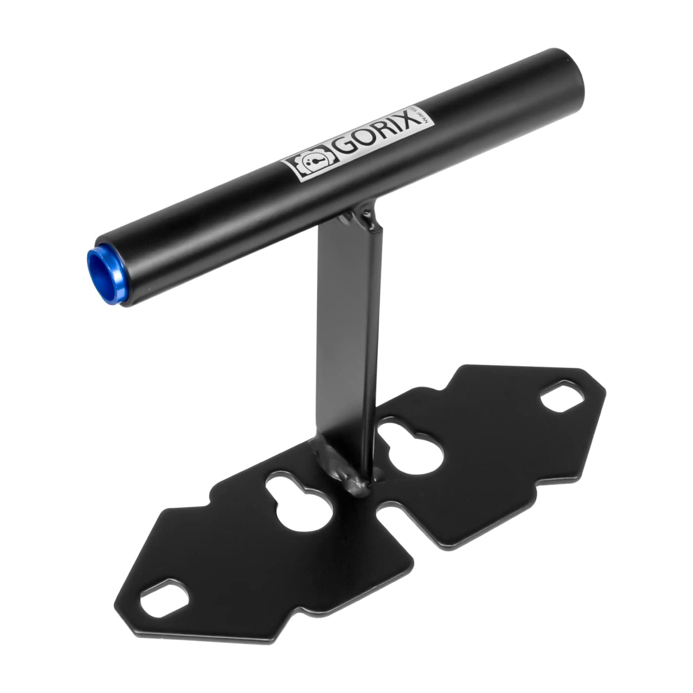 GORIX Bike Rear Fork Mount Rack Display Stand Car Carrier Storage Truck Road Mountain Bicycle (GX-0114) (Thru-Axle 12/15mm (Matt Black))