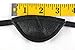 Leather Eyepatch. Slight Convex Eye Patch (Right Eye, Black)
