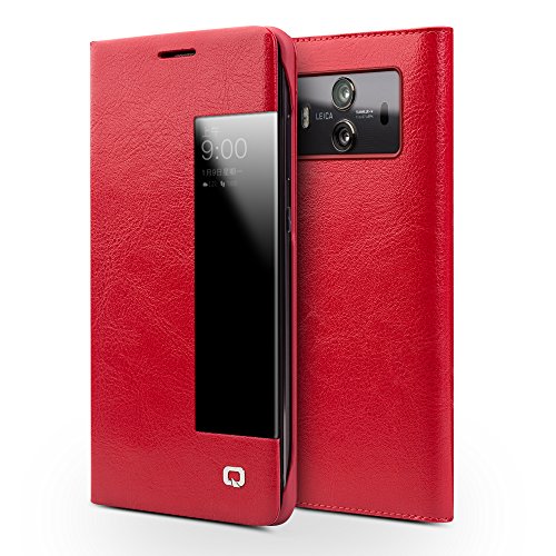 Huawei mate 10 case, qialino slim flip genuine leather …