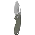 SOG Stout FLK Everyday Carry Compact Camping Folding Knife | G10 & Steel Handle | CRYO D2 Steel Blade | Quick Opening