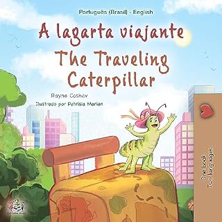 Livro A lagarta viajante The traveling caterpillar
