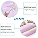 Boniboni 4 Piece Unicorn Shower Curtain Sets with Non Slip Rugs, Toilet Lid Cover and Bath Mat, Pink Unicorn Shower Curtain Waterproof with 12 Hooks for Girls Kids Bathroom