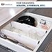 Renobica Adjustable Drawer Dividers Expandable Dresser Organizer Divider Clothes Kitchen Storage Separators Set - Pack of 4 Organizers