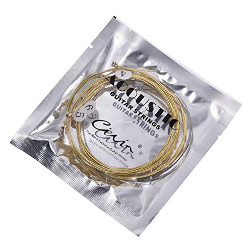 6 Pieces Universal Acoustic Guitar Strings,Brass Hexagonal Steel Core Strings for Musical Instruments - Thumbnail 7