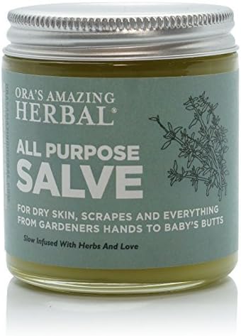 Amazon Com All Purpose Salve Hand Salve Healing Ointment Foot Balm Calendula Cream Salve Cuticle Balm Cracked Heels Comfrey Salve Beard Balm Calendula Ointment 1 Oz Travel Size Ora S Amazing Herbal