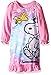 Peanuts Toddler Girls Gown, Pink, 3T