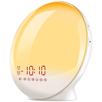 Amazon.com: Reloj despertador para niños con simulación de ...