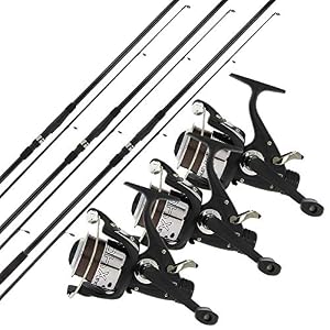 2/3 X Ngt Carpe Max 12ft 2 PiÈces Tiges + 2/3 X Max40 2bb Runner Moulinet + 10lb Fil