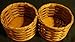 Double Peanut Amish Handmade Basket One Side Holds the Uncracked Peanuts Still in the Shell Other Side Holds Hulls Until Ready to Be Discarded in the Trash or Recycle Bin. Great Idea for Any Man Cave or Bar. Can Also Be Placed on the Coffee Table in Front of the Television. A Healthy Snack for the Family, Kids, or Guests. A Rivet Connects the Two Baskets That Allows Easy Dumping Weaved Basket Colors Will Vary Each Container Measures 6 1/2 X 4 1/4. Total 13 Inches Long
