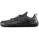 Vivobarefoot Primus Trail Knit FG Womens | Barefoot Trainers | Ultra-Lightweight Shoe | Build Strength, Balance & Mobility | Wide Fit Grounding Shoes | Flexible Obsidian