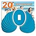 FixiC Patches for G4 G5 - Waterproof Adhesive - Oval - Pre Cut - Best Fixation for G4 G5 - Pack of 20 (Blue)