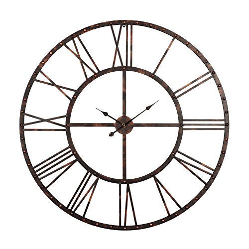 Utopia alley rivet roman industrial oversize wall clock…
