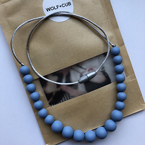 Baby Teething Necklace For Mom Silicone Grade Teething Beads