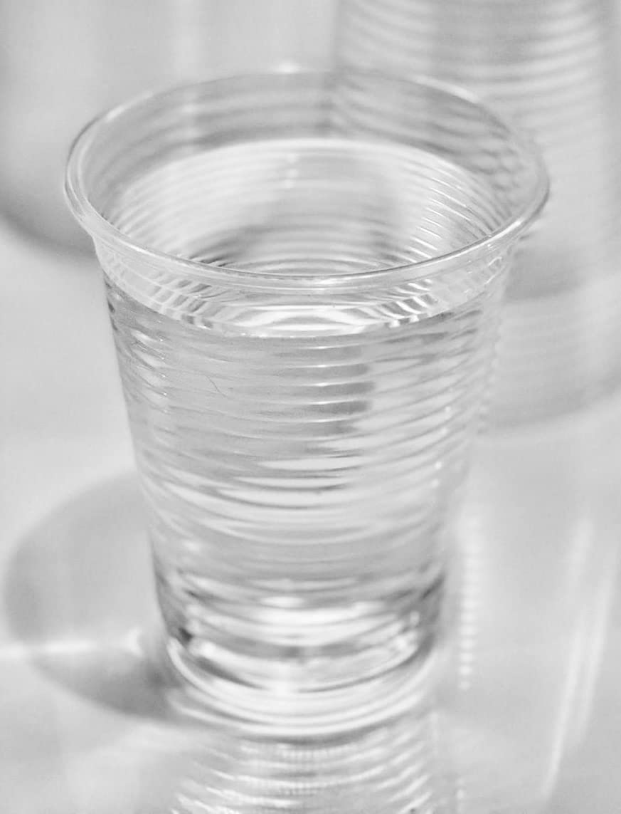 Green home Appliance 100 X Clear Plastic Cups 7oz Disposable Plastic Drinking Cups Clear