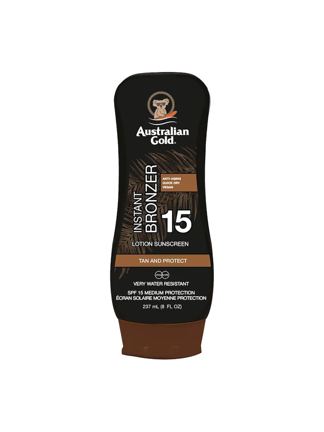 Australian Gold Sun Lotion SPF 15 with instant bronzer 237 ml