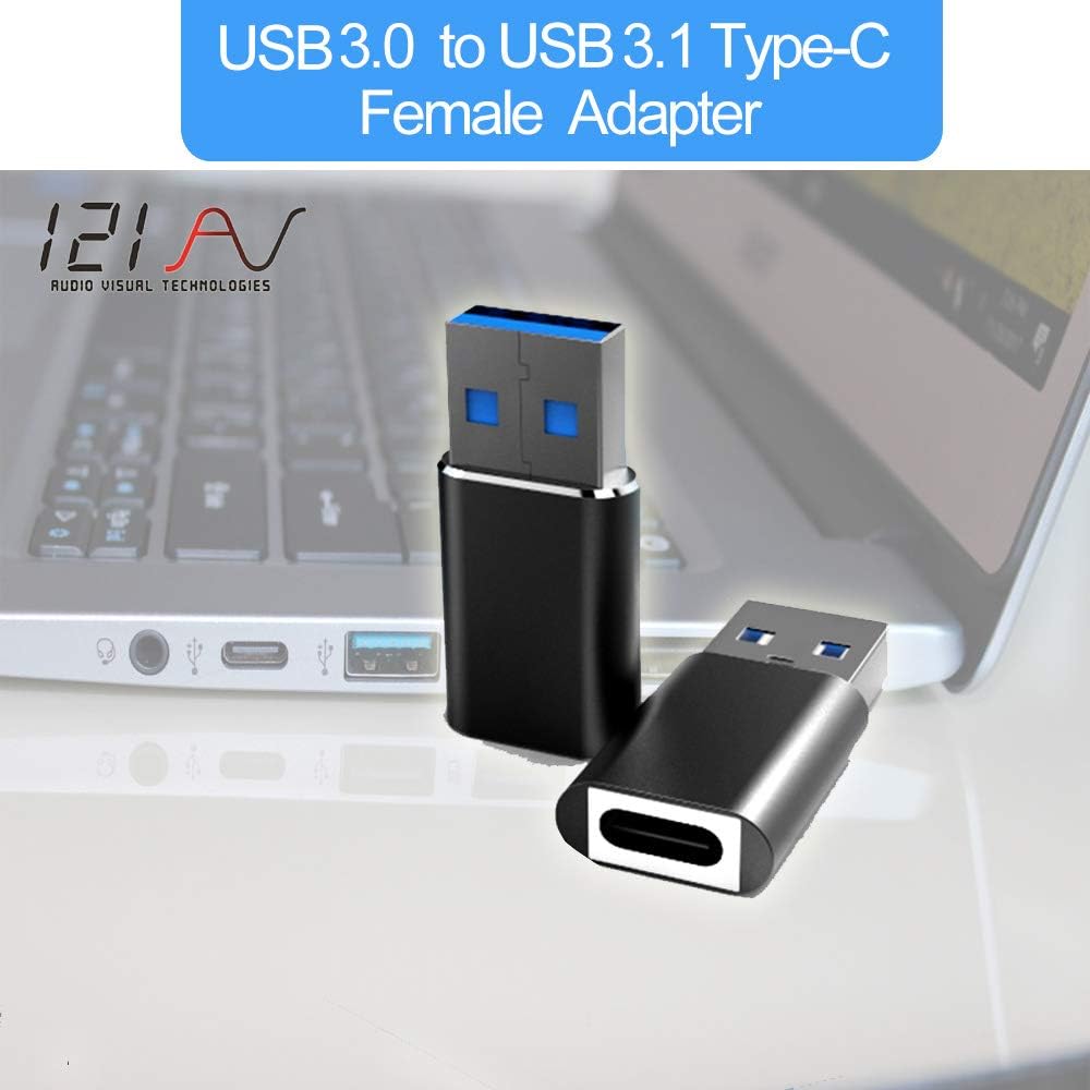 USB C to USB Male Adapter, Hi-speed USB Female (Type-C) to USB Male (Type-A) Fast Charging & Data Sync OTG Adapter Connector Converter - Image 4