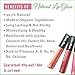 Fifth & Skin Better'n Ur Lips Gloss (VELVET) | 100% Natural | 90% Organic | Gluten Free | Cruelty Free | Vegan | Hypoallergenic | Smooth, Velvety Feel
